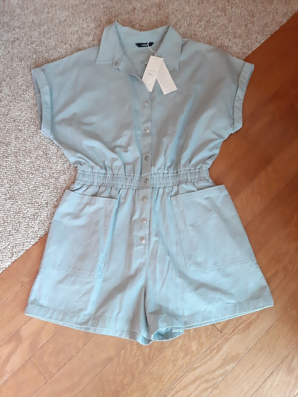 NWT Dokotoo Lightwash Denim Romper size 2XL